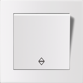 Entac 106 Arnold Εντοιχισμένος Εναλλακτικός Διακόπτης Τοίχου Λευκός